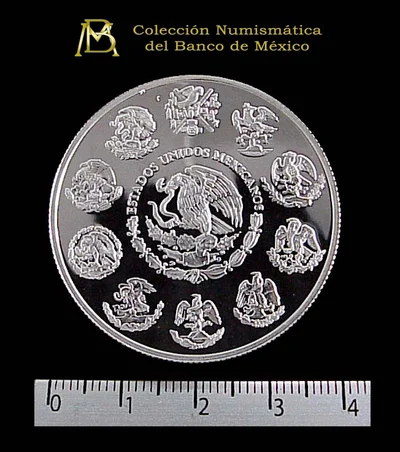 1 oz Libertad Plata 2003 · Inventario Banxico 20886 (anverso)