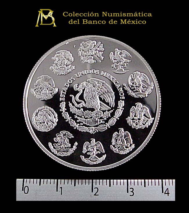 1 oz Libertad Plata 2003 · Inventario Banxico 20886 (anverso)