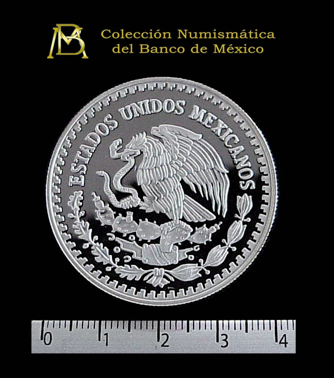 1 oz Libertad Plata 1997 · Inventario Banxico 20893 (anverso)