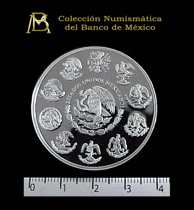 1 oz Libertad Plata 2001 · Inventario Banxico 20899 (anverso)