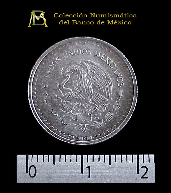 1/10 oz Libertad Plata 1998 · Inventario Banxico 20914 (anverso)