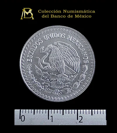 1/4 oz Libertad Plata 1997 · Inventario Banxico 20920 (anverso)