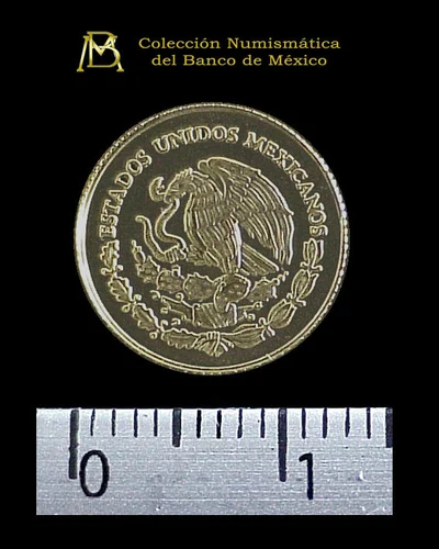 1/20 oz Libertad Oro 1999 · Inventario Banxico 21051 (anverso)