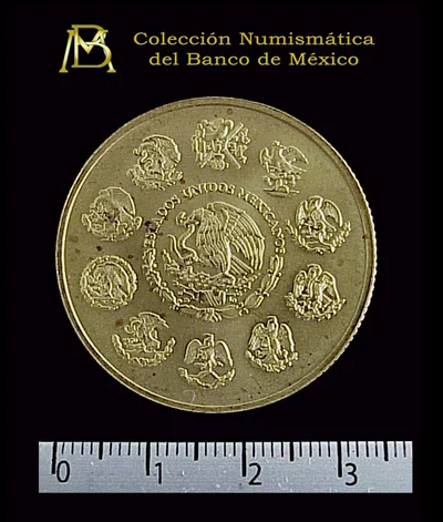 1 oz Libertad Oro 2000 · Inventario Banxico 21064 (anverso)