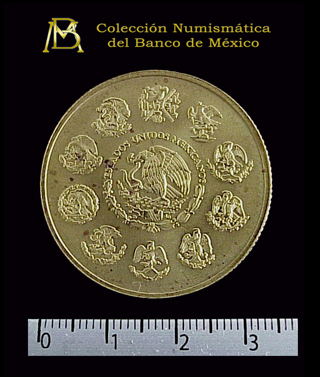 1 oz Libertad Oro 2000 · Inventario Banxico 21064 (anverso)