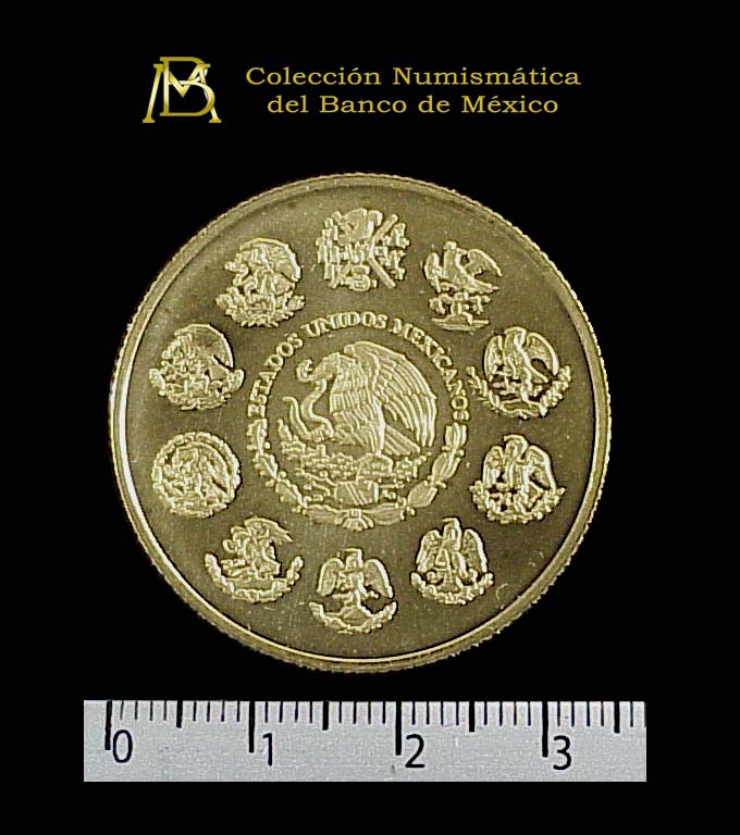 1 oz Libertad Oro 2003 · Inventario Banxico 21085 (anverso)