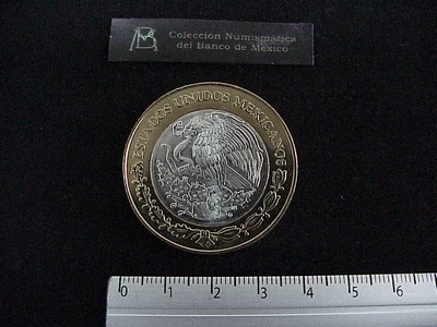 100 Pesos San Luis Potosí Escudo 2003 · Inventario Banxico 21204 (anverso)