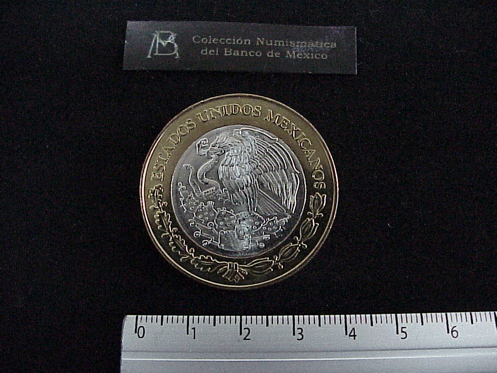 100 Pesos San Luis Potosí Escudo 2003 · Inventario Banxico 21204 (anverso)