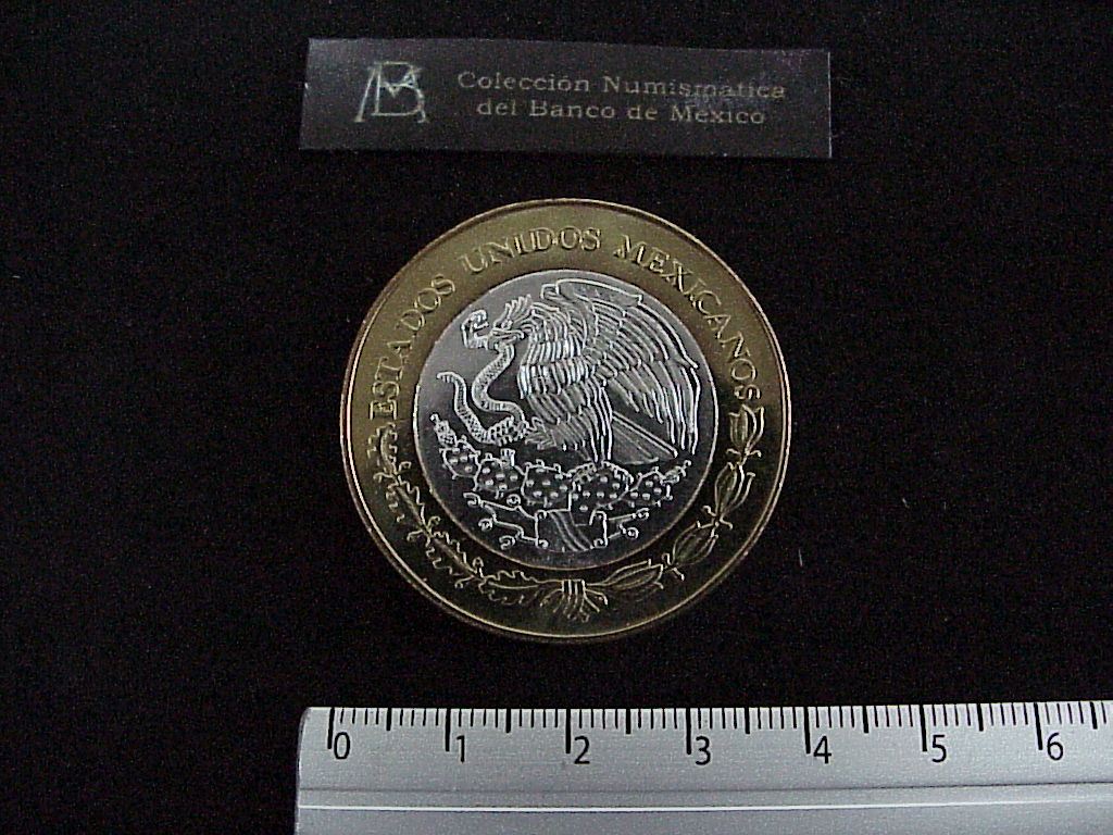 100 Pesos Morelos Escudo 2003 · Inventario Banxico 21205 (anverso)