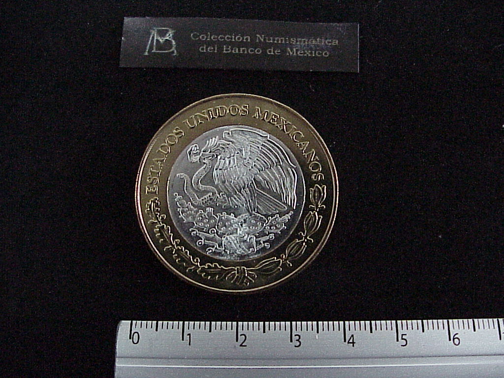 100 Pesos Quintana Roo Escudo 2003 · Inventario Banxico 21215 (anverso)