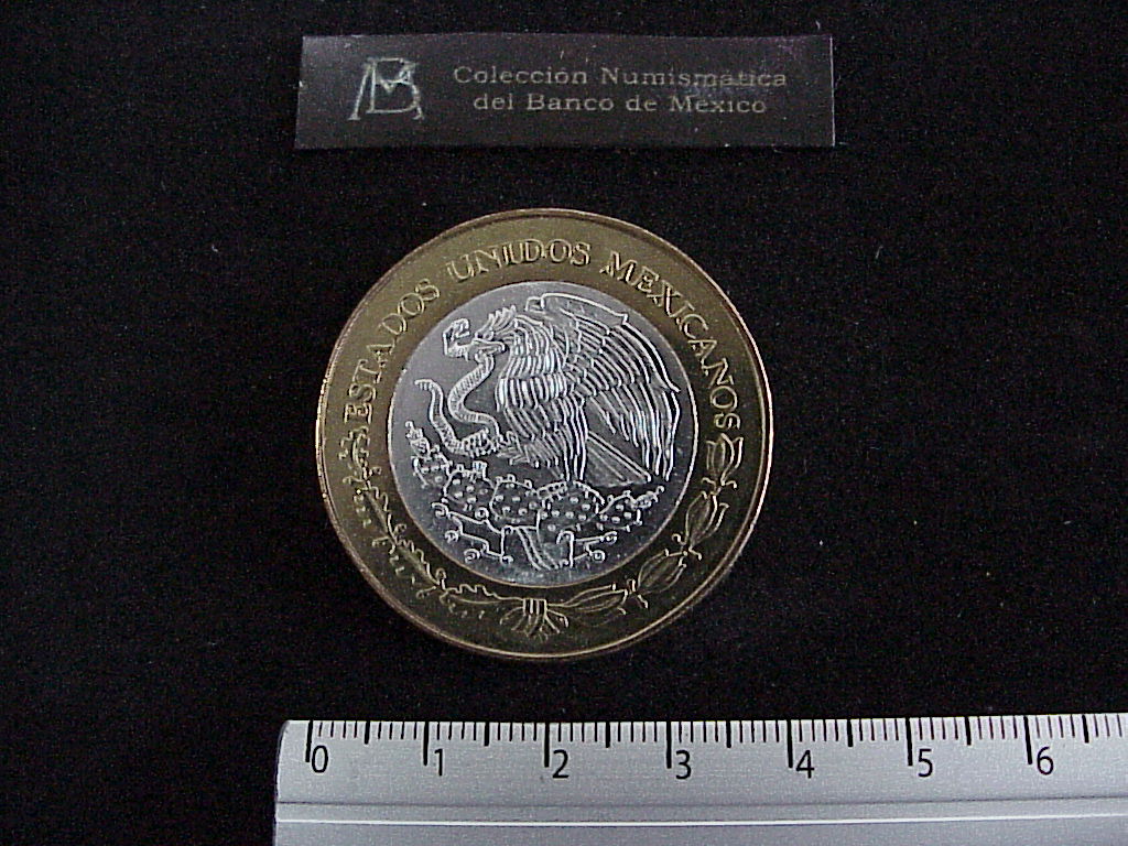 100 Pesos Nayarit Escudo 2003 · Inventario Banxico 21228 (anverso)