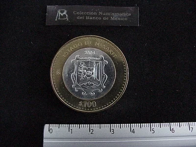 100 Pesos Nayarit Escudo 2003 · Inventario Banxico 21228 (reverso)