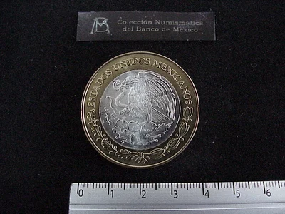 100 Pesos Sinaloa Escudo 2003 · Inventario Banxico 21230 (anverso)