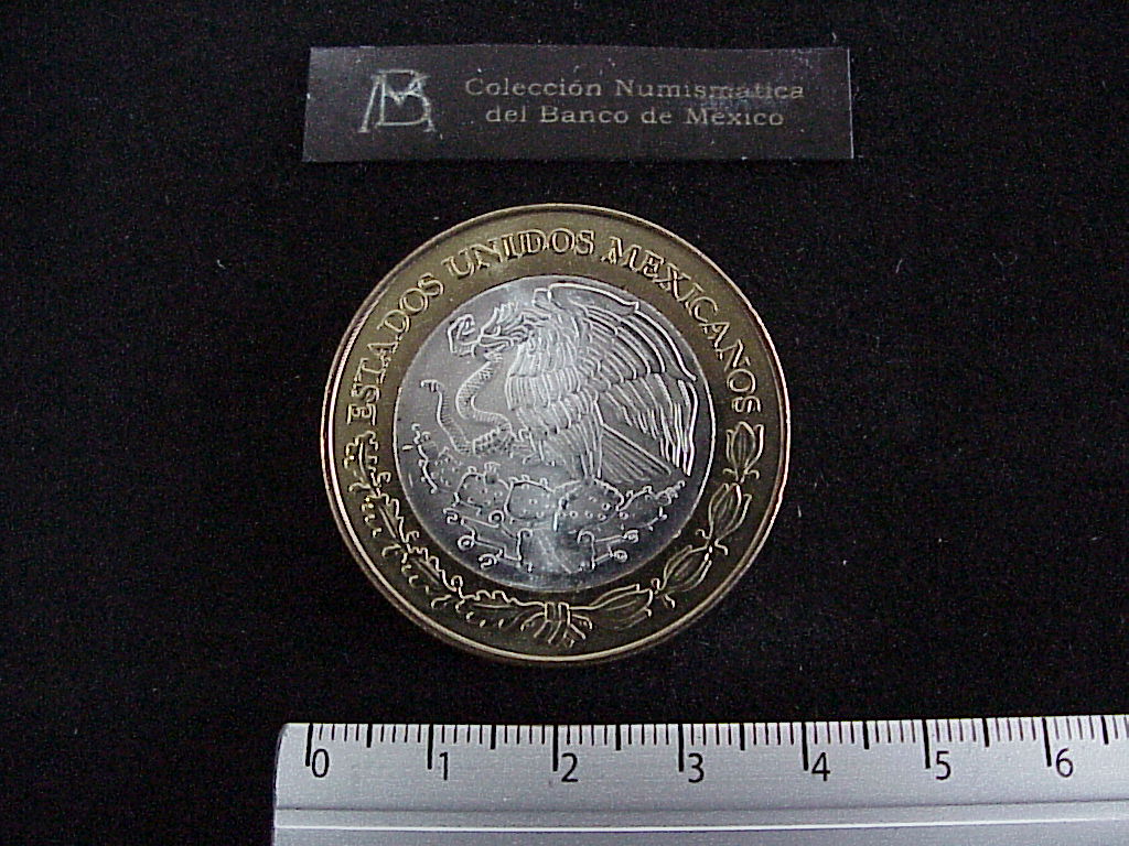 100 Pesos Sinaloa Escudo 2003 · Inventario Banxico 21230 (anverso)