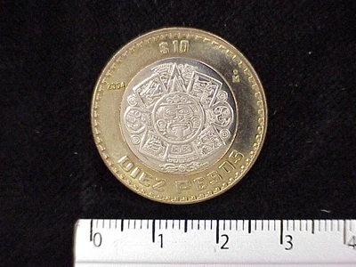 10 Pesos Bimetálica 2004