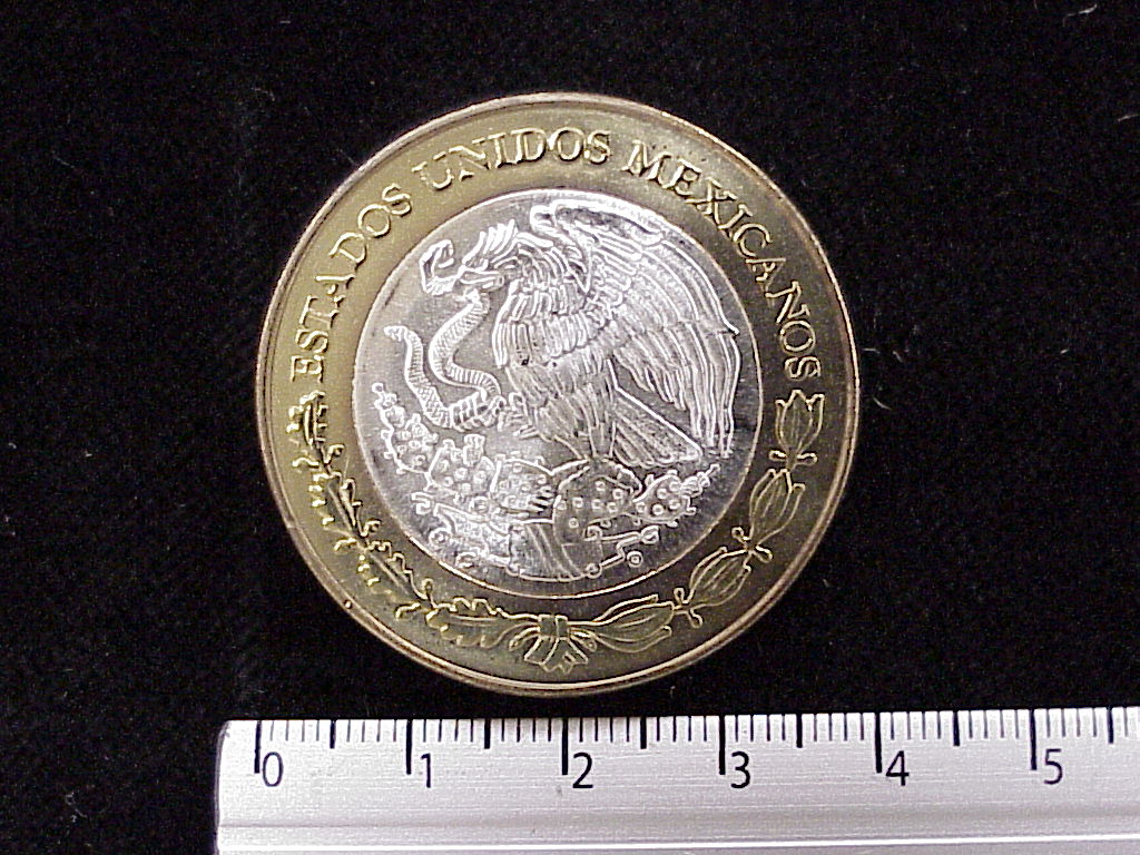 100 Pesos Querétaro Escudo 2003 · Inventario Banxico 21267 (anverso)