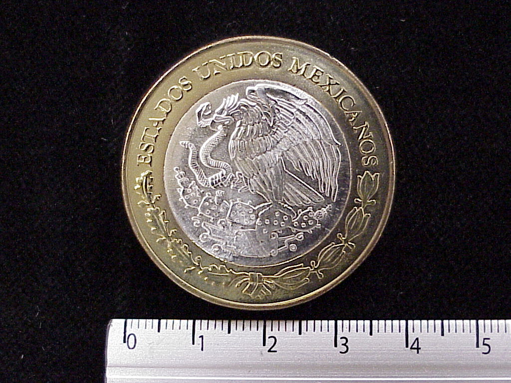 100 Pesos Puebla Escudo 2003 · Inventario Banxico 21272 (anverso)