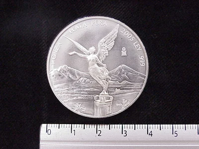 1 Onza Libertad Plata 2005