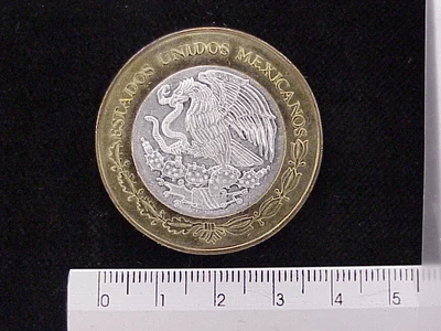 100 Pesos Estado de México Escudo 2003 · Inventario Banxico 21376 (anverso)