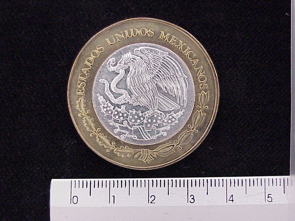 100 Pesos Jalisco Escudo 2003 · Inventario Banxico 21381 (anverso)