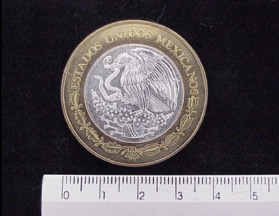 100 Pesos Guerrero Escudo 2003 · Inventario Banxico 21392 (anverso)