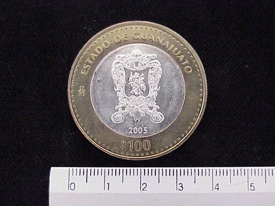 100 Pesos Guanajuato Escudo 2003 · Inventario Banxico 21396 (reverso)