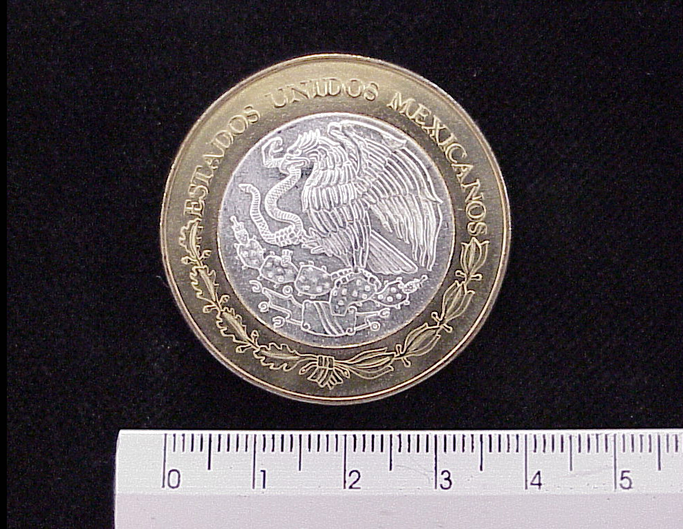 100 Pesos Durango Escudo 2003 · Inventario Banxico 21402 (anverso)