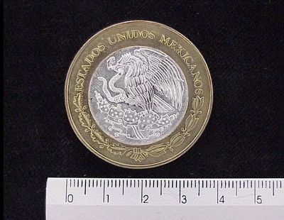 100 Pesos Chiapas Escudo 2003 · Inventario Banxico 21416 (anverso)