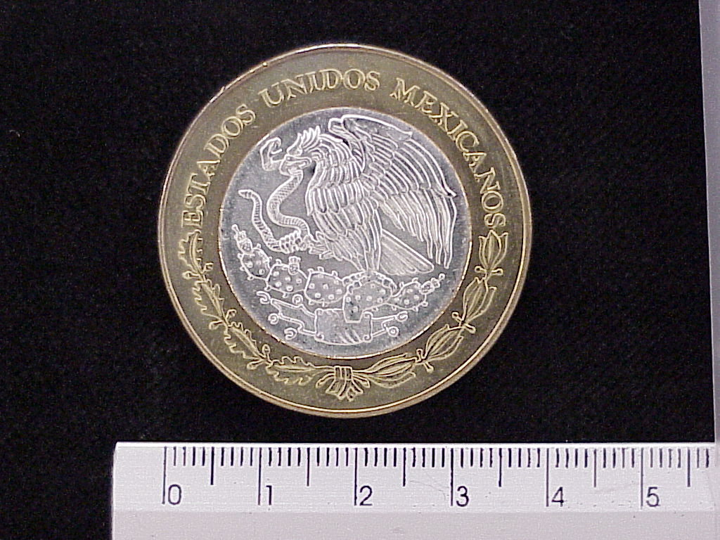 100 Pesos Campeche Escudo 2003 · Inventario Banxico 21431 (anverso)