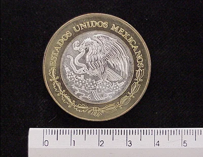 100 Pesos Baja California Sur Escudo 2003 · Inventario Banxico 21436 (anverso)