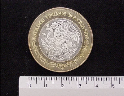 100 Pesos Baja California Escudo 2003 · Inventario Banxico 21441 (anverso)