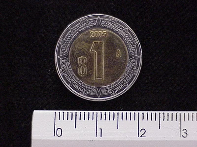 1 Peso Bimetálica 2005