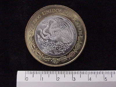 100 Pesos Unión de los Estados Colima segunda etapa cultural 2006 · Inventario Banxico 21615 (anverso)