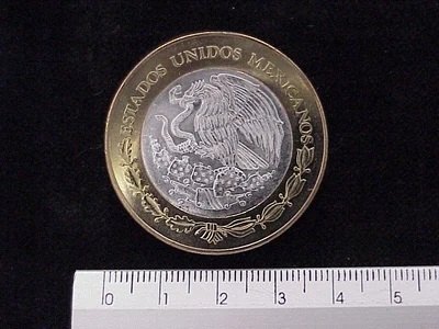 100 Pesos Unión de los Estados Baja California segunda etapa cultural 2005 · Inventario Banxico 21645 (anverso)