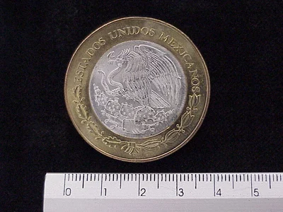 100 Pesos Unión de los Estados Aguascalientes segunda etapa cultural 2005 · Inventario Banxico 21652 (anverso)