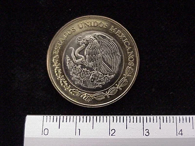 10 Bimetálica 2006 . Inventario Banxico 21655 (anverso)