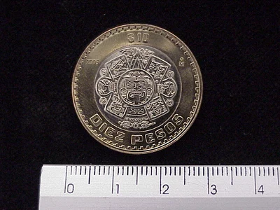 10 Pesos Bimetálica 2006