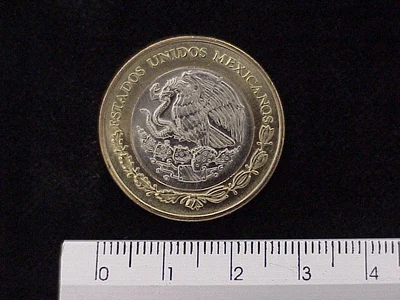 10 Bimetálica 2007 . Inventario Banxico 21690 (anverso)