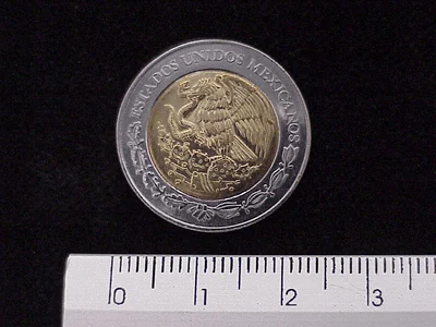 2 Bimetálica 2007 . Inventario Banxico 21700 (anverso)