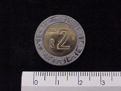 2 Pesos Bimetálica 2007