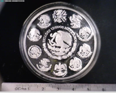 2 oz Libertad Plata 2006 · Inventario Banxico 21811 (anverso)