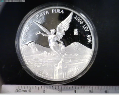 2 Onzas Libertad Plata 2006