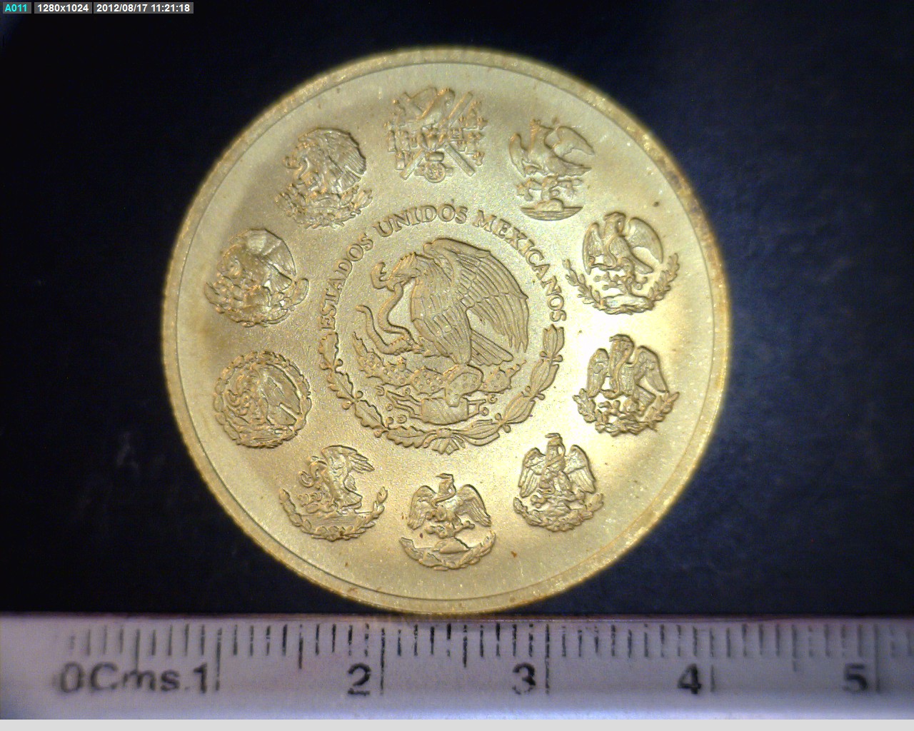 1 oz Libertad Oro 2006 · Inventario Banxico 21836 (anverso)