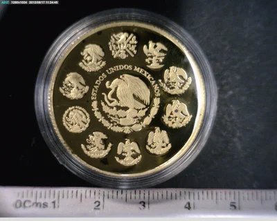 1 oz Libertad Oro 2007 · Inventario Banxico 21847 (anverso)