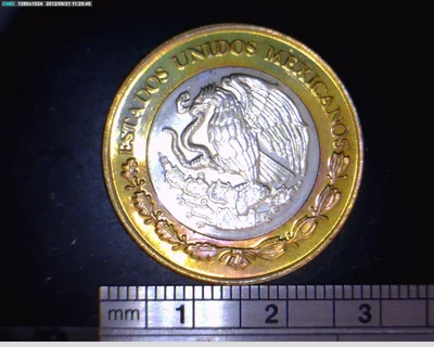 10 Bimetálica 2008 . Inventario Banxico 21995 (anverso)