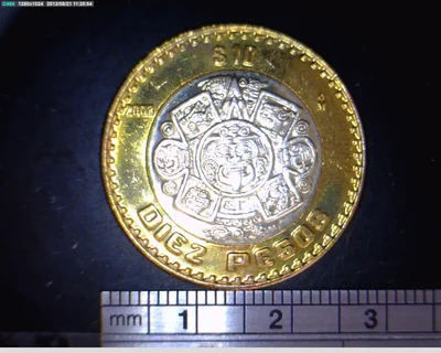 10 Pesos Bimetálica 2008