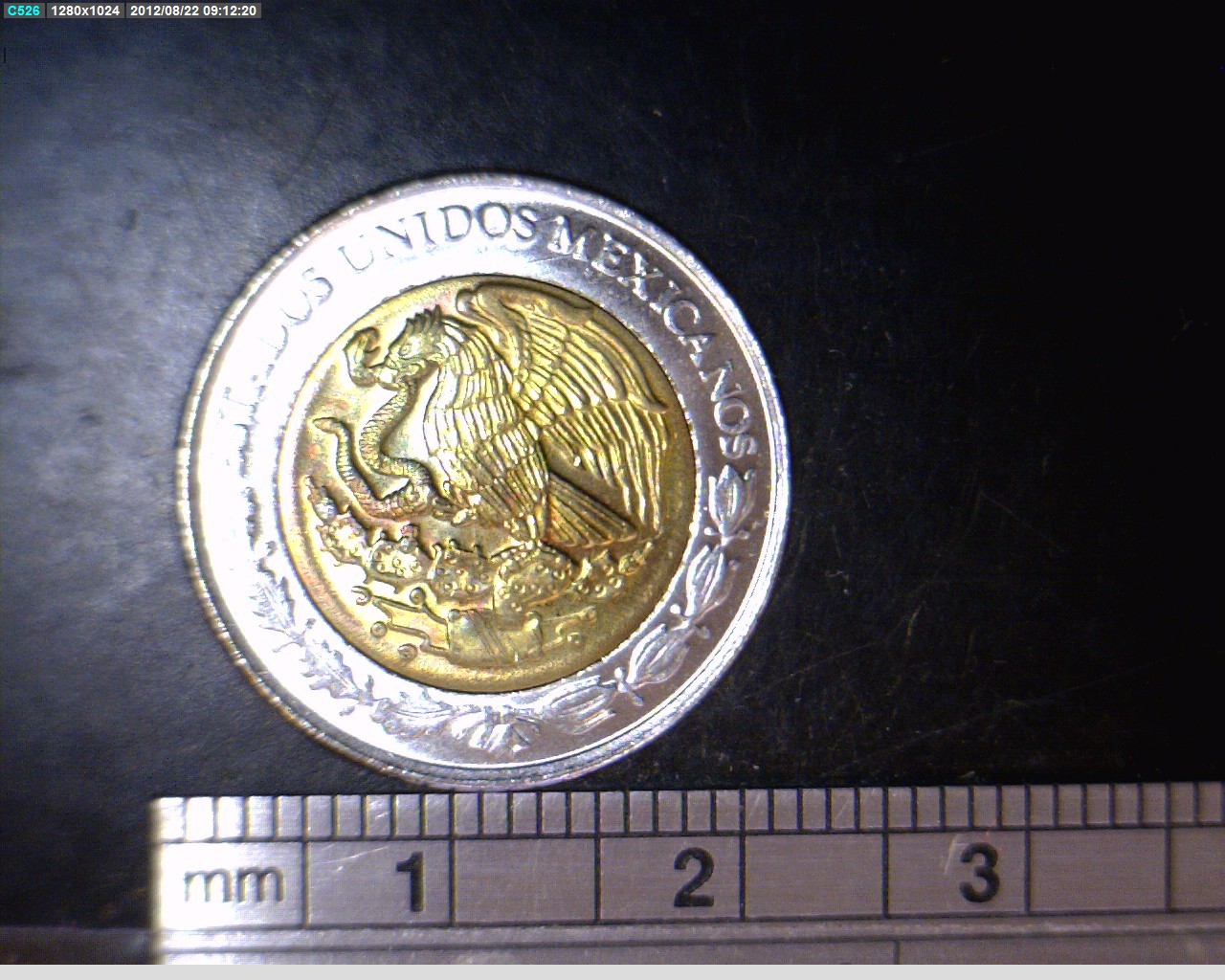 1 Bimetálica 2008 . Inventario Banxico 21998 (anverso)
