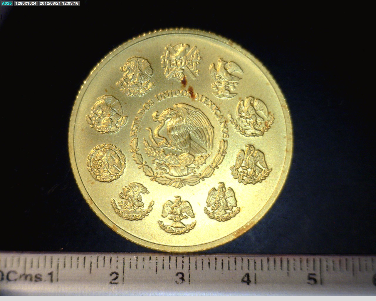 1 oz Libertad Oro 2009 · Inventario Banxico 22157 (anverso)