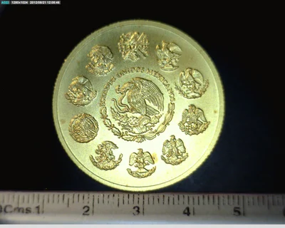 1 oz Libertad Oro 2008 · Inventario Banxico 22162 (anverso)