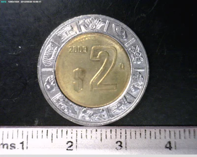 2 Pesos Bimetálica 2009
